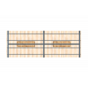 Пергола  'Сквер' двойная  с качелями БС-004-02