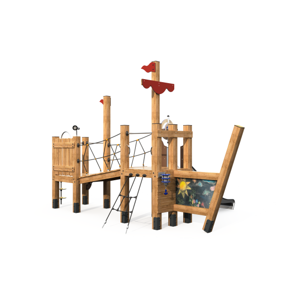 Детский игровой комплекс  'Баркас' ДГ-116 ECO