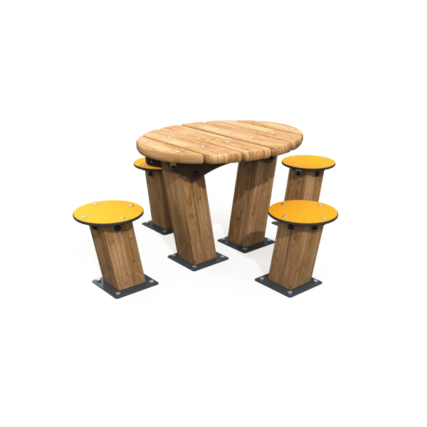 Столик с пеньками СТ-004 ECO